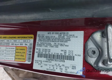 2016 Ford Fusion Se from USA, damaged, VIN 1FA6P0H73G5122426